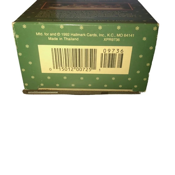 Vintage HALLMARK KEEPSAKE '92 "Prancer & Vixen" Christmas Xmas Tree Ornament - Picture 9 of 9